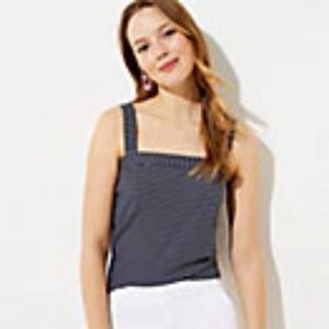 New! Striped square neck tank